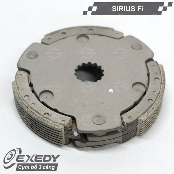 Cụm bố 3 càng xe SIRIUS Fi / JUPITER Fi (Guốc văng ly hợp)  Hãng EXEDY