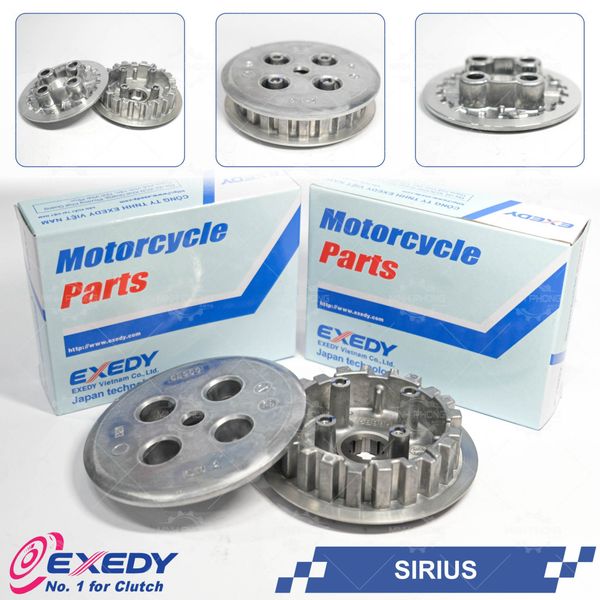 Bộ nồi sau xe SIRIUS - JUPITER ( Bát côn / Mâm ép / Lá bố / Lá côn ) Thương hiệu Exedy