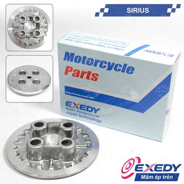Đế nhôm và  Mặt ép xe SIRIUS - JUPITER / Mâm ép nồi sau xe số / Thương hiệu EXEDY