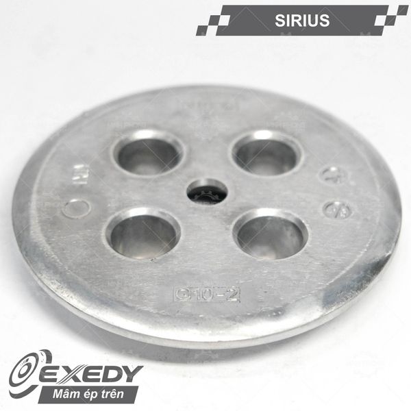 Đế nhôm và  Mặt ép xe SIRIUS - JUPITER / Mâm ép nồi sau xe số / Thương hiệu EXEDY
