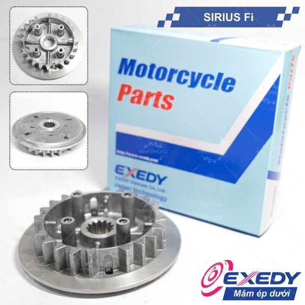 Bộ nồi sau xe SIRIUS Fi - JUPITER Fi ( Mâm ép / Lá bố / Lá côn ) Thương hiệu Exedy