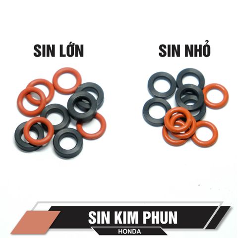 (5 Bộ) Gioăng ( Sin ) Kim phun xe máy Honda  / Vòng đệm cách nhiệt, chống rung