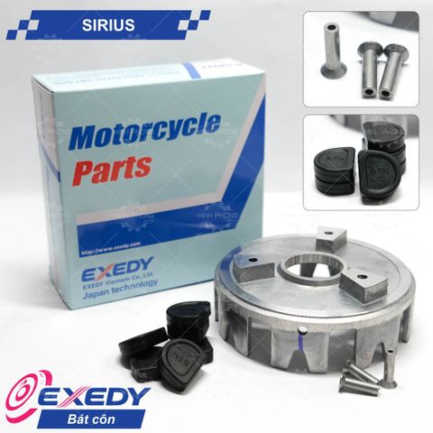 Bát côn ( Chuồng heo ) xe Sirius - Jupiter / Bát côn sau có đinh tán và đệm cao su