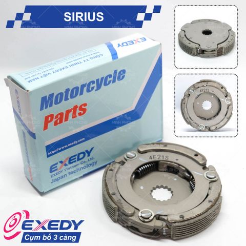 Cụm bố 3 càng xe SIRIUS / JUPITER (Guốc văng ly hợp)  Hãng EXEDY