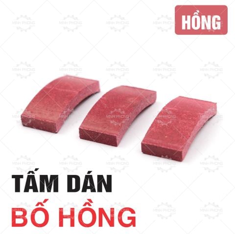 Bố dán cacbon dùng để dán bố nồi tay ga (Bộ 3 tấm) 2 Màu : HỒNG - ĐEN