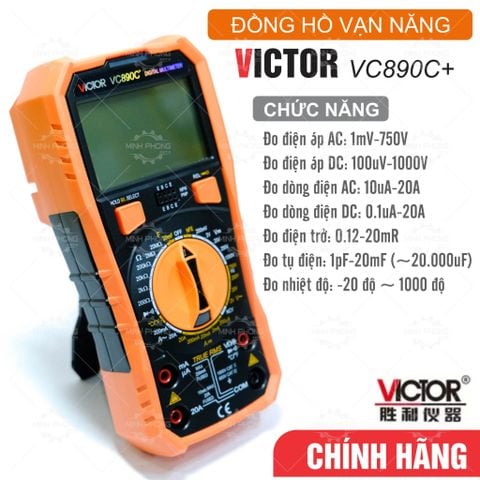 Đồng hồ đa năng Victor VC890C+