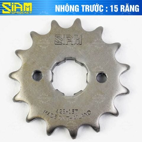 Nhông Sên Dĩa SIAM xe WINNER 150 (428S - 120L / 15T - 44T) (Mua 5 bộ BAO SHIP)