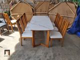  Bộ bàn ăn mặt đá giá rẻ GF8-BAD6-G305-B356 cho chung cư 