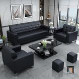  Ghế sofa băng cho văn phòng làm việc BT277 Custer 1m83 da giả 