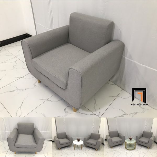 ghế sofa đơn xám ghi giá rẻ