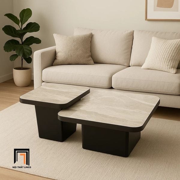 cặp bàn sofa phòng khách hiện đại