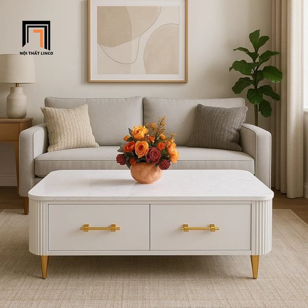 bàn trà mặt đá cao cấp