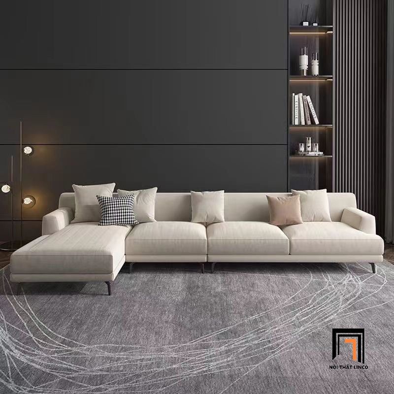  Bộ ghế sofa góc dài 2m4 x 1m6 GT168 Orren cho phòng khách giá rẻ 