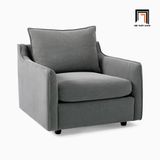  Ghế sofa đơn thư giãn DT24 Easton ngồi đọc sách xám đậm 