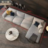  Bộ ghế sofa góc chữ L lớn GT29-Hoove 3m x 1m6 xám trắng 