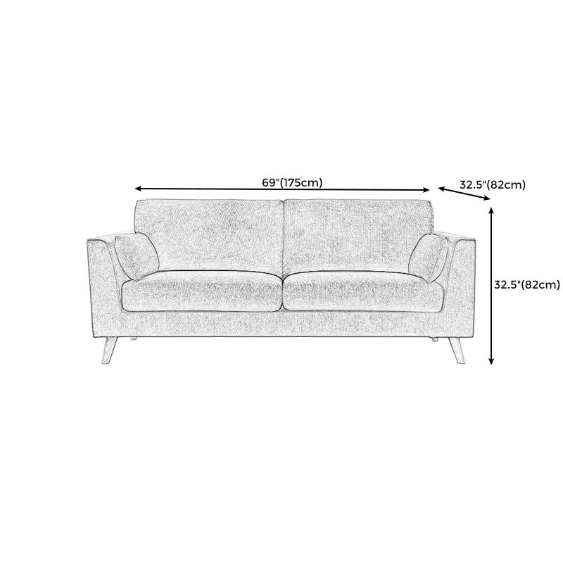  Bộ ghế sofa gia đình nhỏ vải nỉ KT114 Ufor màu vàng vải nỉ 