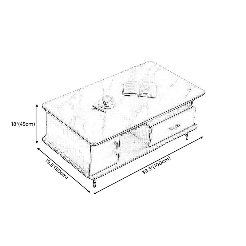 Bàn sofa phòng khách chung cư BSF32 Sander hình hộp 1m x 50 