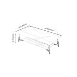  Bàn trà mặt đá 2 tầng BSF4 Lenge 1m2 x 50 kiểu dáng sang trọng 