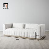  Ghế sofa băng xám trắng BT56-Storm 2m kiểu dáng hiện đại 