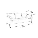  Bộ ghế sofa bọc da Pu KT58 Mikeen cho văn phòng làm việc 