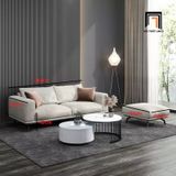  Bộ ghế sofa băng phòng khách sang trọng BT26 Shapy xám trắng 