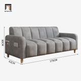  Ghế sofa băng nhỏ gọn BT139 Guling 1m75 vải nhung 
