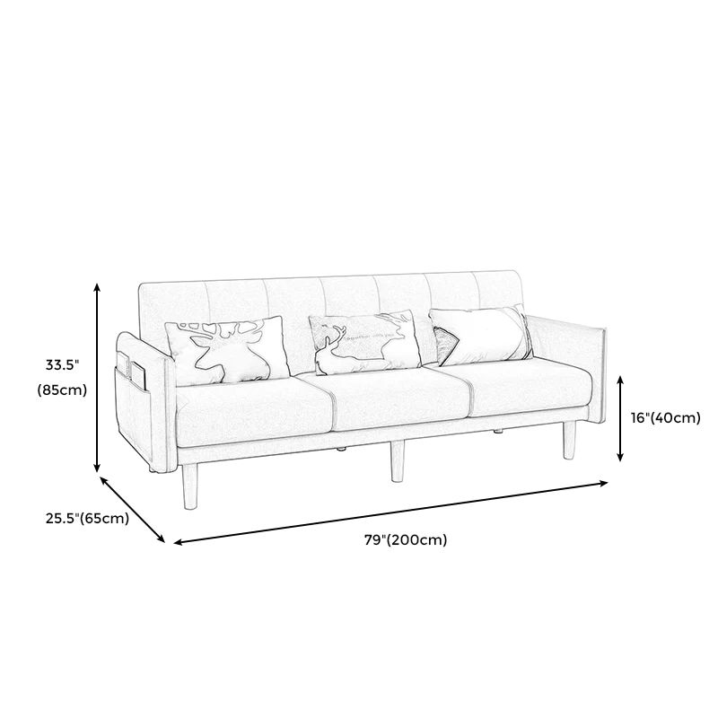  Ghế sofa giường gấp gọn GB63 Hampton dài 2m cho văn phòng 