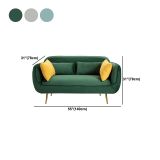  Ghế sofa băng nhỏ gọn BT273 Uline 1m4 vải nhung màu xanh lá 