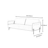  Bộ ghế sofa văn phòng sang trọng KT105 Mirando cho phòng nhỏ 