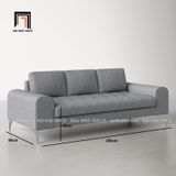  Ghế sofa băng giật lún dài 2m BT39-Glenn chân inox 