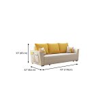  Ghế sofa văng nhỏ xinh BT278 Montana dài 1m8 cho chung cư 