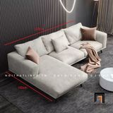  Bộ ghế sofa góc L GT28-Bamo cho phòng diện tích lớn 