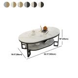  Bàn trà phòng khách gia đình BSF38 Lamin hình oval 1m x 50 
