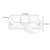  Bộ ghế sofa phòng khách vải nỉ KT110 Consenja xanh ngọc 