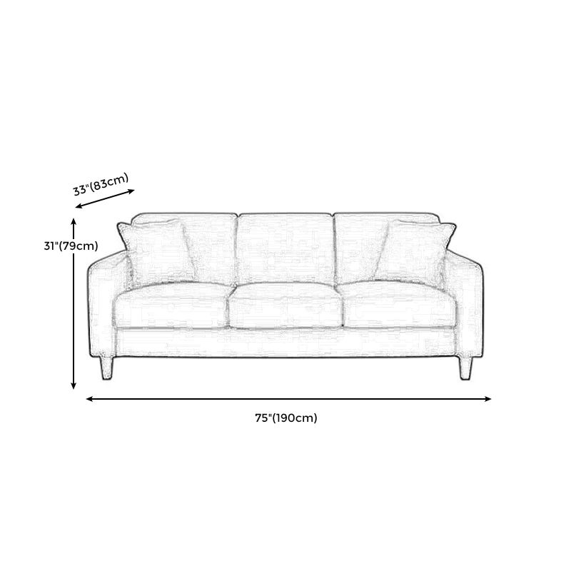  Ghế sofa băng vải giá rẻ BT215 Settee dài 1m9 màu xám 