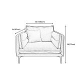  Bộ ghế sofa phòng khách cao cấp KT60 Cafin da Pu màu đen 