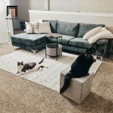  Set ghế sofa góc L GT4 Ettal vải nhung 2m4 x 1m6 giá rẻ 