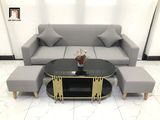  Bộ ghế sofa gia đình NS05 màu xám ghi trắng dài 1m9 giá rẻ 