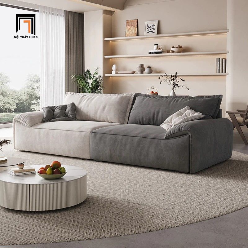  Bộ ghế sofa phòng khách sang trọng KT85 Thompson da giả 