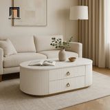  Bàn sofa phòng khách mặt đá BTPK75 Winfield hộc kéo 2 tầng 