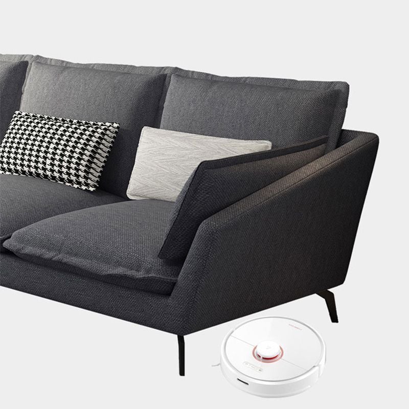  Bộ ghế sofa góc L vải nỉ GT195 Tomar 3m2 x 1m75 xám lông chuột 