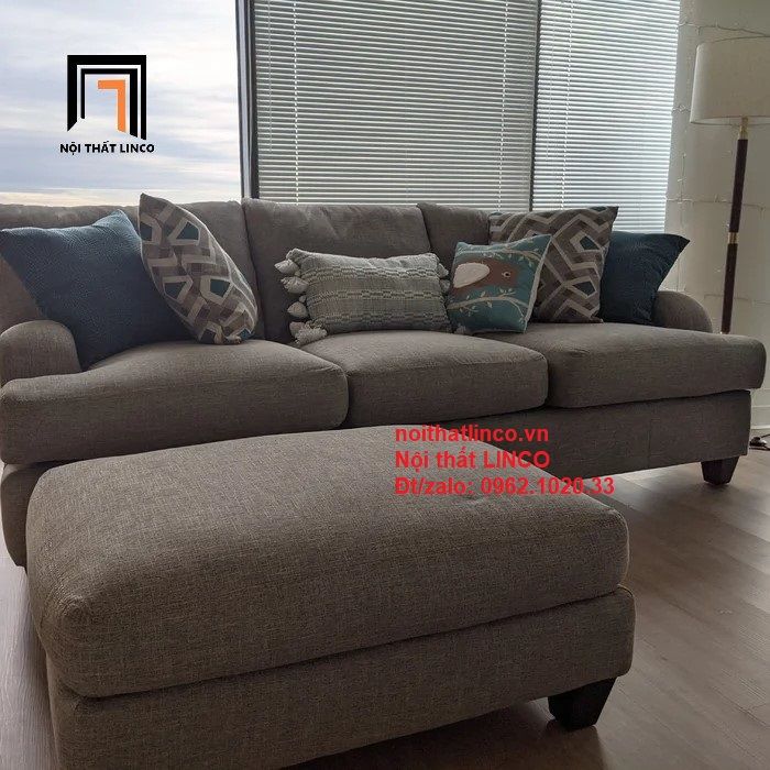  Bộ ghế sofa phong cách cổ điển PK13 Somerville bọc vải mềm mịn 