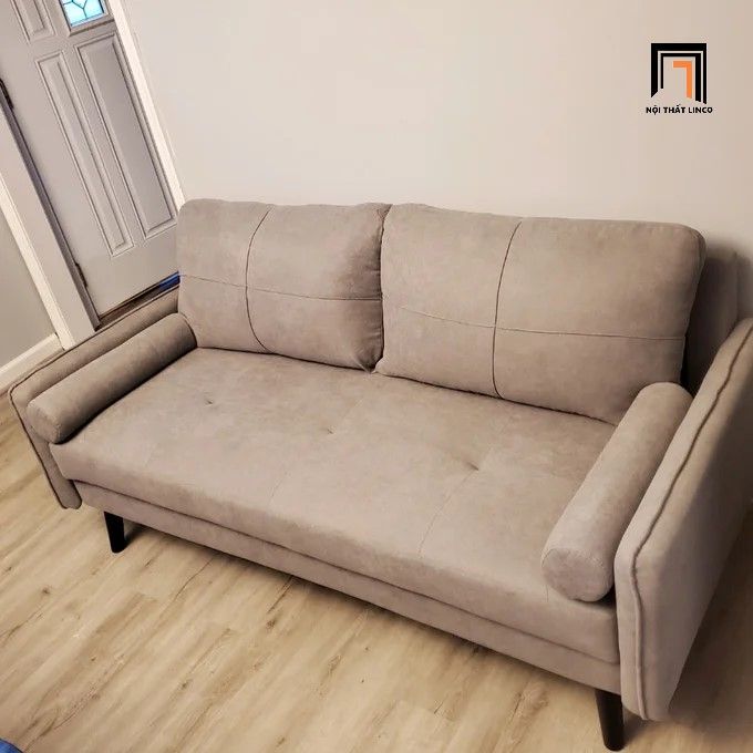  Ghế sofa băng nhỏ dài 1m4 BT220 Davaun màu xám đen 