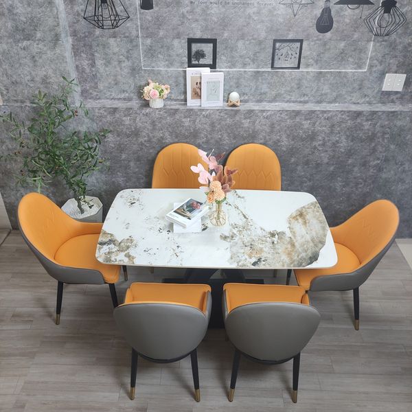 set bàn ghế ăn 6 người hiện đại