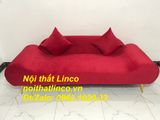  Bộ ghế sofa salon văng băng thuyền SFT dài 2m đỏ đô đẹp giá rẻ 