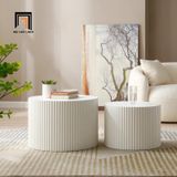  Cặp 2 bàn sofa mặt đá xinh xắn BSF57 Blayne cho văn phòng 