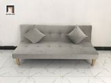  Bộ ghế sofa bed giường nằm nhỏ gọn SFG 1m7 giá rẻ vải nhung xám tro 