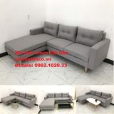  Bộ sofa góc giá rẻ | Ghế sofa góc L xám trắng đẹp giá rẻ nhỏ phòng khách | Nội thất Linco Tphcm Sài Gòn 