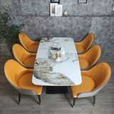  Bộ bàn ghế ăn 6 người 2-BAD6-G1-B2 kiểu dáng hiện đại 