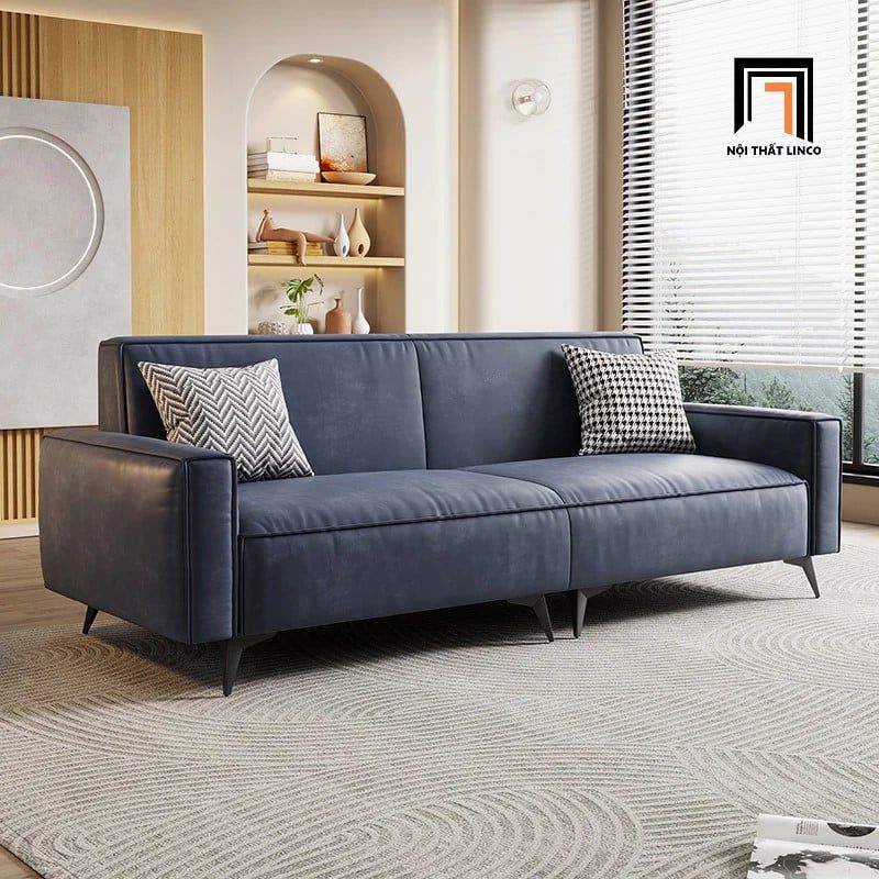  Ghế sofa băng bọc da giả dài 2m1 BT268 Klamath cho văn phòng 